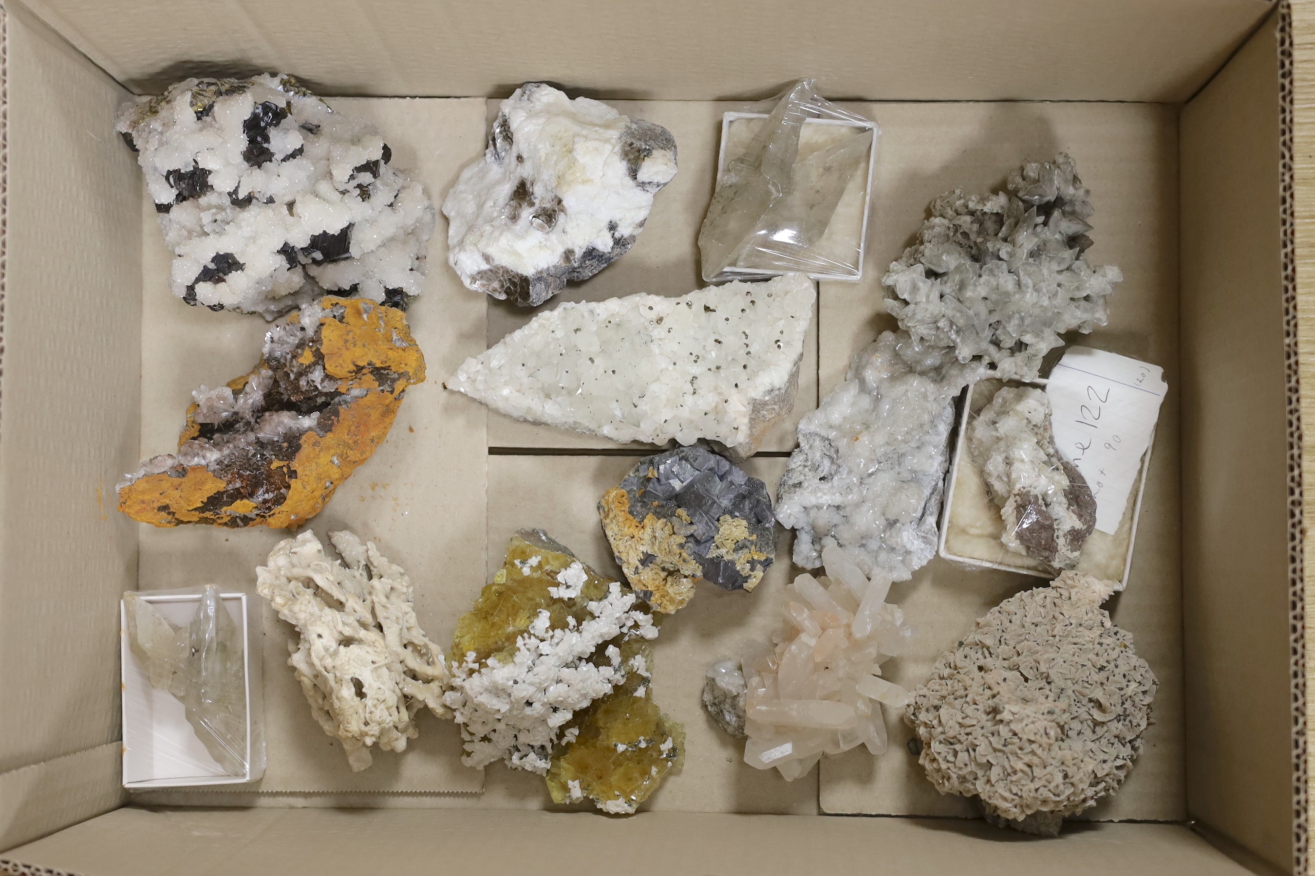 A collection of mineral freeform specimens (20)